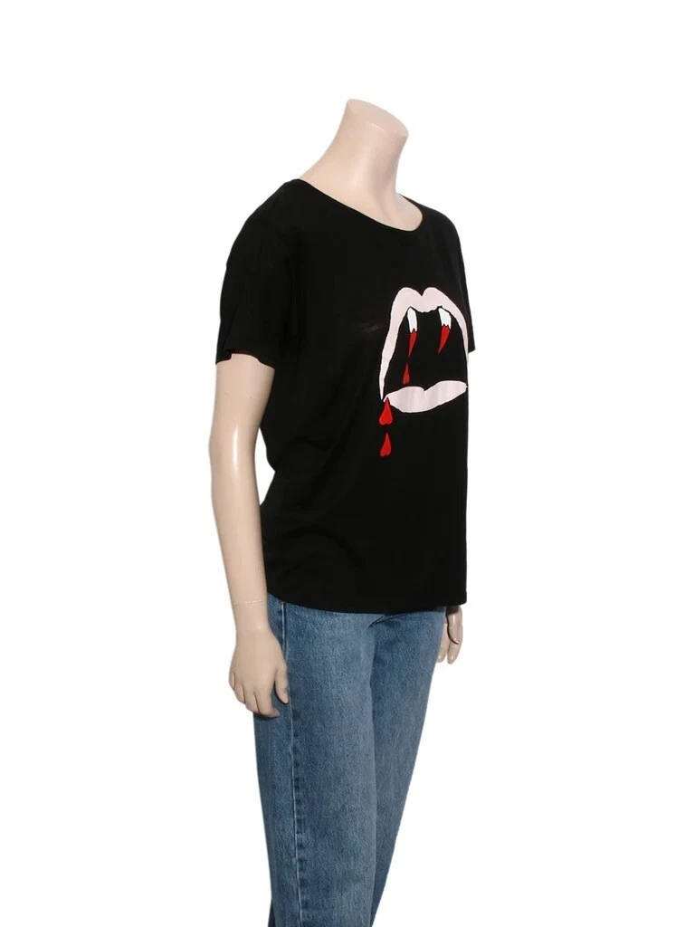 Saint laurent lips t cheap shirt