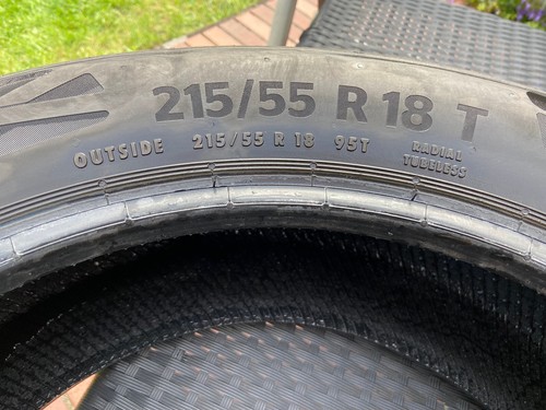 4Sommerreifen ContinentalEcoContact 215/55 R 18 95 T 5,5mm bis 6mm,guter Zustand - Bild 7 von 10