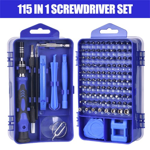 115 in 1 Magnetic Precision Screwdriver Set Computer Pc Phone Repair Tool Kit