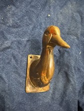 Vintage Copper Duck Head Wall Hook Kitchen Bath Towel Apron Holder