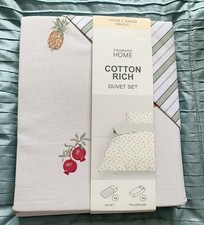 Primark - Fruity - Fruit - Reversible - Single - Duvet Set - New