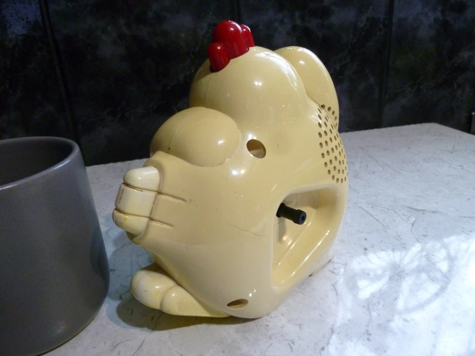 VINTAGE ROSS HUHN WECKER FUNKTIONIERT - Bild 3 von 4