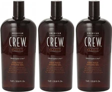 American Crew Firm Hold Styling Gel, 33.8-Ounce Bottle (PACK OF 3)