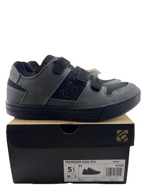 Adidas Five Ten Freerider Kids VCS MTB Shoes Black US 5.5 EU 38 Stealth