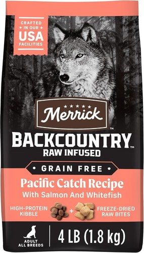 Merrick Backcountry Grain Free Dry Adult Dog Food, Kibble 4 Pound (Pack ...