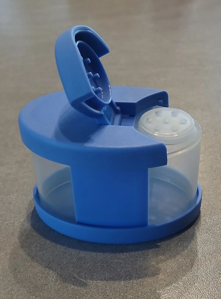 1 Gewürzbehälter Orient Express 125 ml Tupperware 4052 BLAU Gewürze - Bild 2 von 4