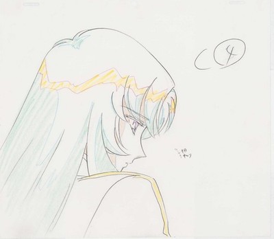 Anime Genga not Cel Utena 2 pages #8
