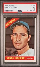 Sandy Koufax Cards - Vintage Baseball Card Timeline 34