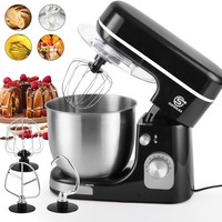 SUPERLEX 1300W Electric Stand Mixer w/ 5L Mixing Bowl Dough Hook for Baking Cake