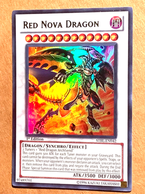 yugioh Red Nova Dragon STBL-EN042 North America 1st Ed Ultra Rare near mint 