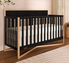 Cunas Para Bebes Convertible Cama Para Ni os Marco Wooden Baby Crib Matte Black