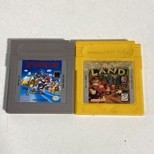 Super Mario Land Donkey Kong Land Nintendo Game Boy Lot 2 Games Tested