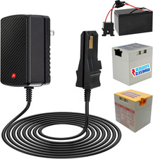12V Battery Charger for Power Wheels Gray and Orange Top 12 Volt Battery