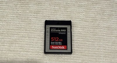 Sandisk 512 GB CFexpress B Extreme Pro