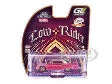 1963 CHEVROLET IMPALA LOWRIDER "HERALDA SPECIAL" RED 1/64 BY GREENLIGHT 2020001