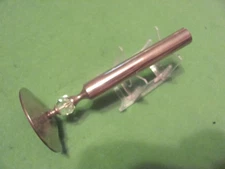 Vintage Elegance? 8” Tall Slim Bud Vase with Faceted Crystal