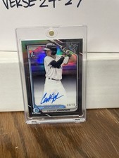 2024 Bowman Draft - Chrome Prospect Autographs Carter Johnson #CPA-CJ (AU, RC)