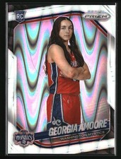 2025 Panini Prizm WNBA #103 Georgia Amoore White Seismic Prizms