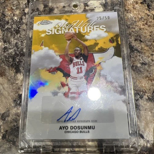2025 Topps Chrome Ayo Dosunmu Sky Write Signatures (RAW)