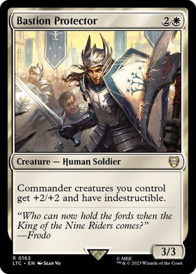 1x Bastion Protector - Commander: The Lord of The Rings  - NM