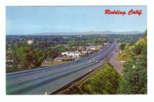 Redding California U.S. 99 - 299 Vintage Postcard