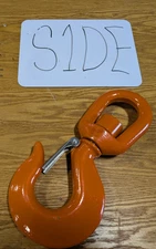 New L11ASHWLI Lift-All 11.0 Ton Swivel Hook w Bush & Latch (SIDE)