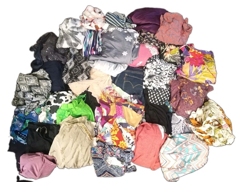 Bulk Lot of 35 Pieces Women Vintage Y2K Clothing Items 