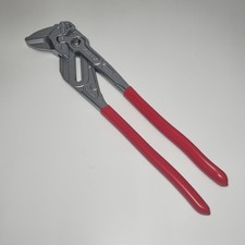 Knipex 86 03 400 SB Pliers Wrench XL PVC Grip 85mm Capacity 400mm