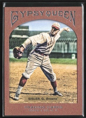 George Sisler 2011 Topps Gypsy Queen Framed Paper /999 #40 St. Louis Browns
