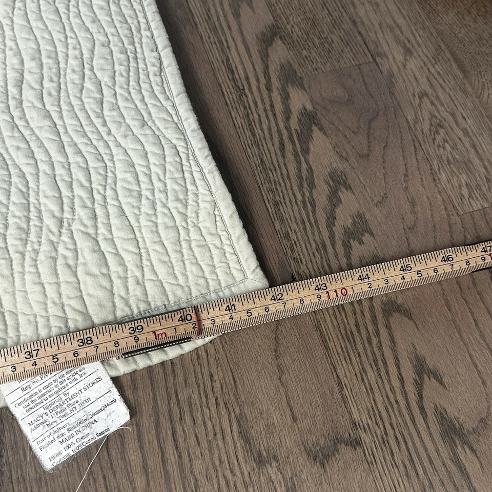 Colcha edredón Style & Co Home pistacho matelassé granja elegante completa/queen Foto 3 de 4