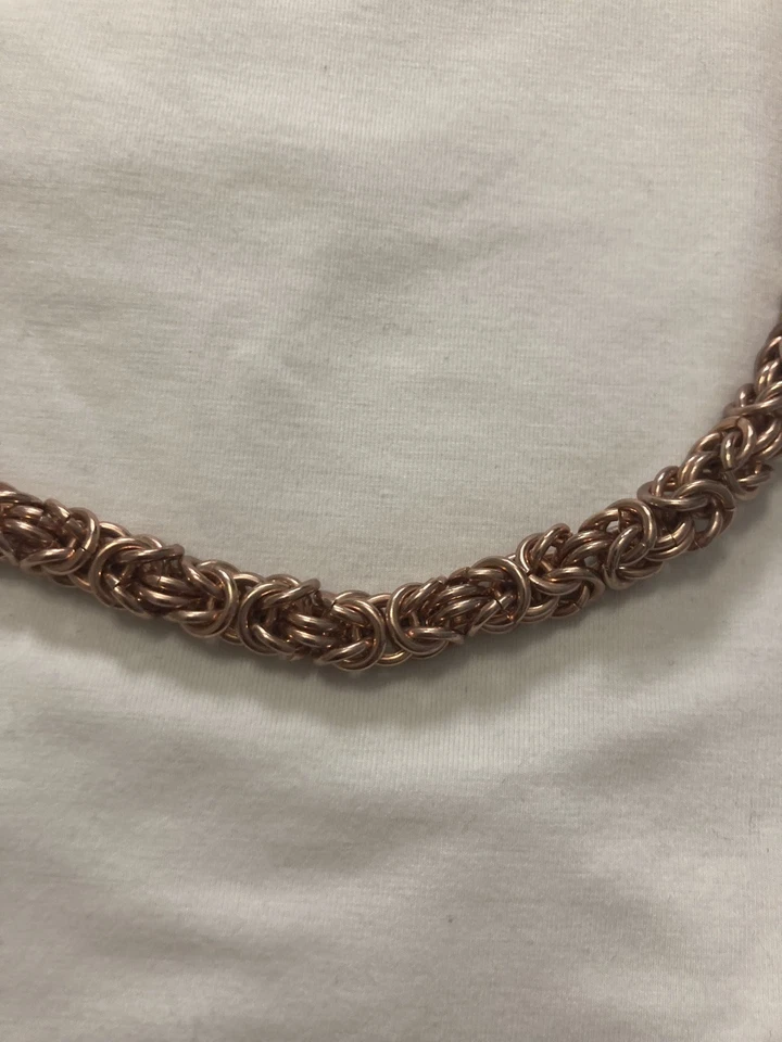Bronzo Italia Polished Graduated Byzantine Necklace  - Image 2 of 4