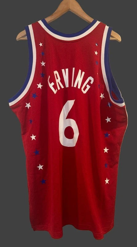 Camiseta Julius Erving #6 Mitchell & Ness 1983 All-Star talla 52 nueva sin etiquetas Foto 2 de 4