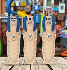 3 ✓✓ CLC 768 Custom Leathercraft  Deluxe Plier TOOL Holder GRAIN LEATHER 6201743