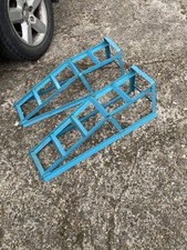 Car Ramps, Pair Of 2Ton Heavy Duty Steel Vehicle Maintenance