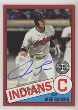 2020 Topps 1985 Baseball Series 2 Red 3/25 Jake Bauers #85A-JB Auto 0eo6