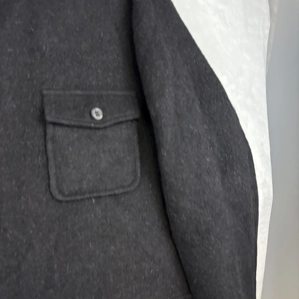 Daniel Cremieux Jacket Mens XL Black Alpaca Wool Blend Signature Collection Peru - Image 4 of 4