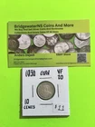 1936  Canadian George V .8 Silver 10 cent Dime.  Trending At $10