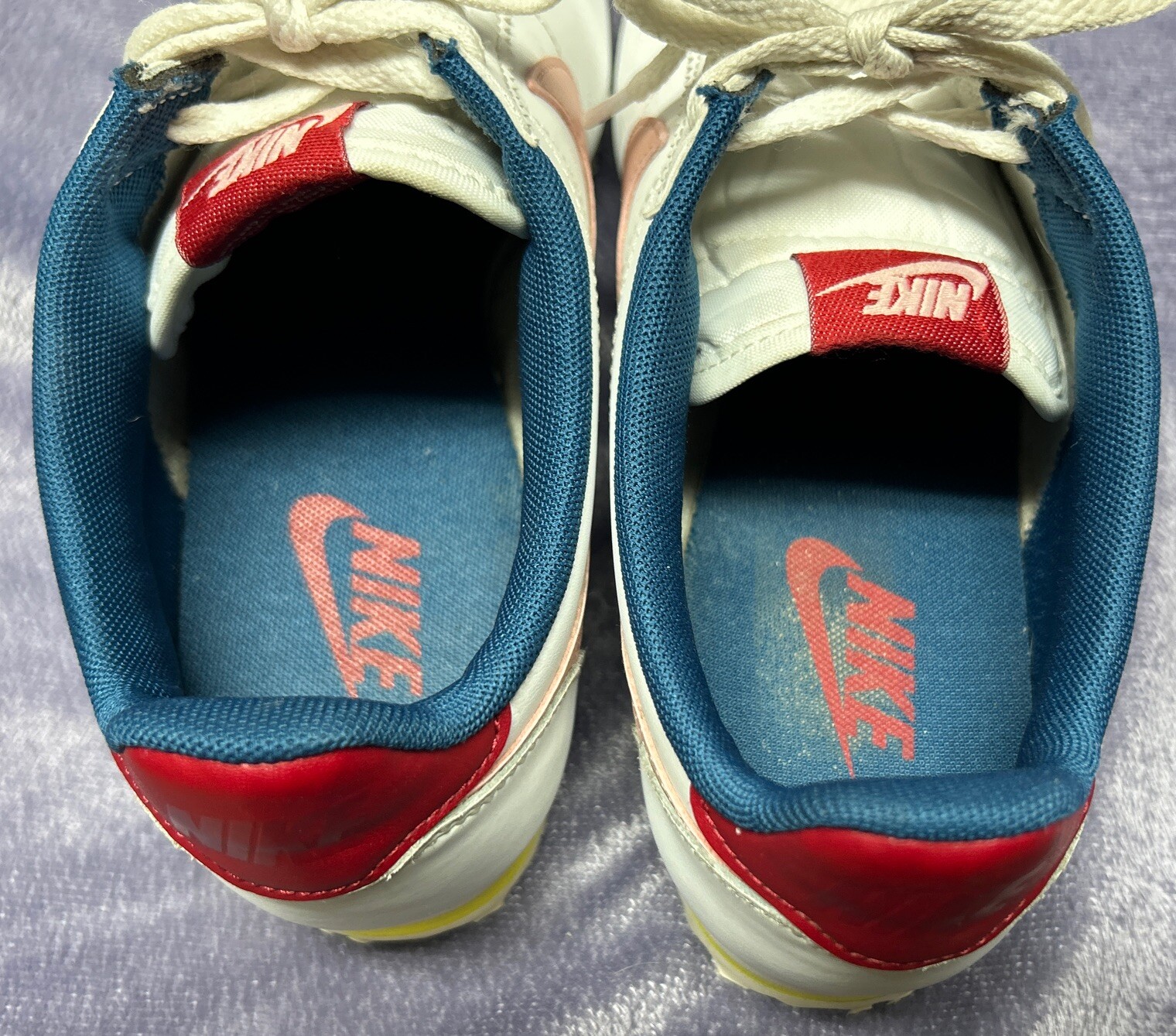 Nike Cortez Coral Stardust womens Size 9 RARE Classic SWOOSH LOGO image 7