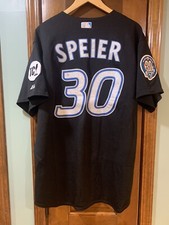 Justin Spier #30 Toronto Blue Jays 2006 Game Worn Black Jersey (Set 1) MLB AUTH