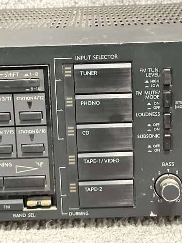 🔧 Onkyo TX-37 Quartz Synth Tuner Amplifier 🎚️ Dynamic Bass – For Parts - Picture 7 of 19