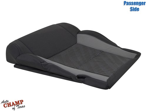 For 2014-2021 Toyota Tundra -Passenger Side Bottom Cloth Seat Cover Black & Gray - Imagen 7 de 12