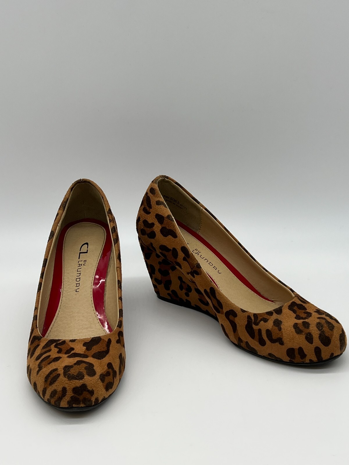 Chinese Laundry Round Toe Leopard Wedges Heels Women Size 6 | eBay