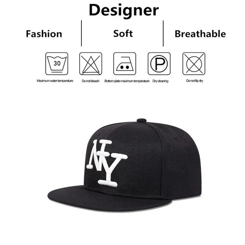 Sombreros Hip-hop Unisex Bordados Letras Primavera Otoño Exterior Ajustables Informales - Imagen 7 de 27