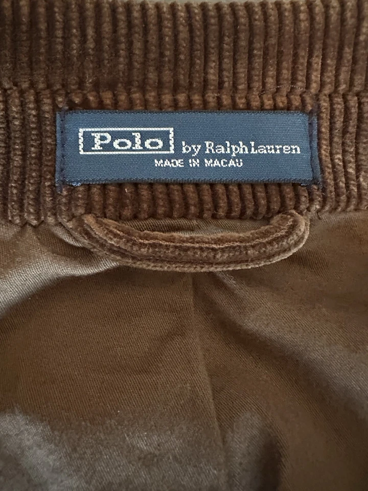 Chaqueta Blazer Polo Ralph Lauren Pana Para Hombre XL De Colección Dinero Antiguo Western Foto 3 de 4