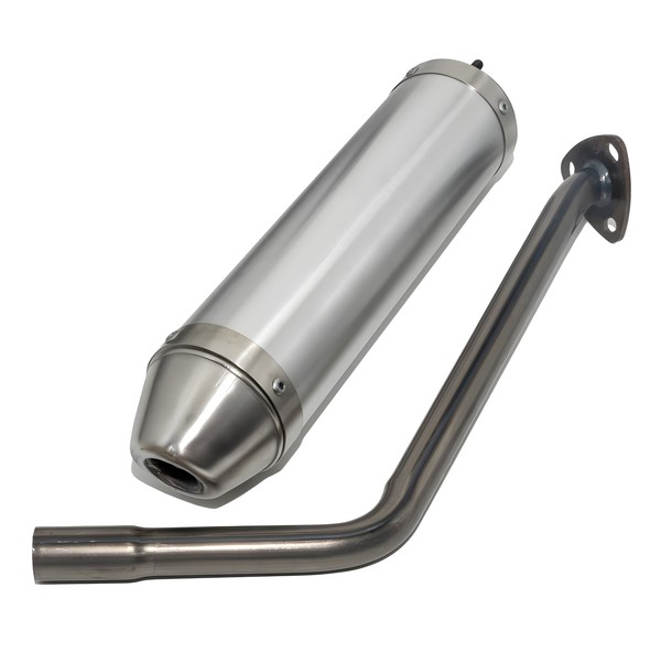 Auspuffanlage Giannelli Endtopf Aluminium Mit ABE FüR Peugeot-image