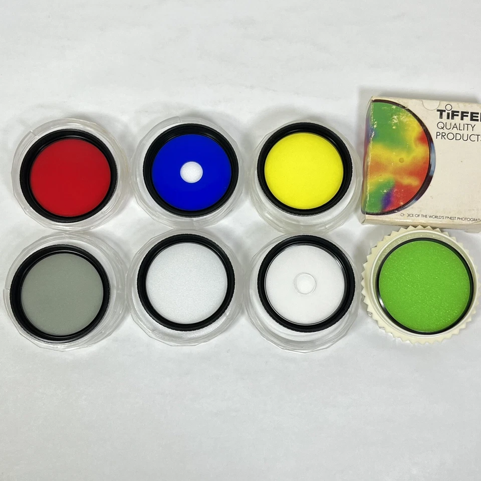 Lote de 7 filtros TIFFEN & MARUMI SL 60mm Y2 ND2 Mars Foggilizer R2 B-V SLIP-ON Foto 2 de 4