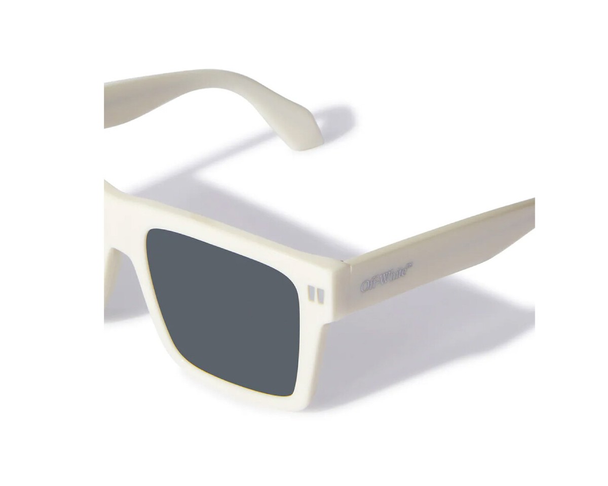 【関税&送料込み】Off-White Sunglasses Off-White Sunglasses OERI109 Lawton 0107 white White grey