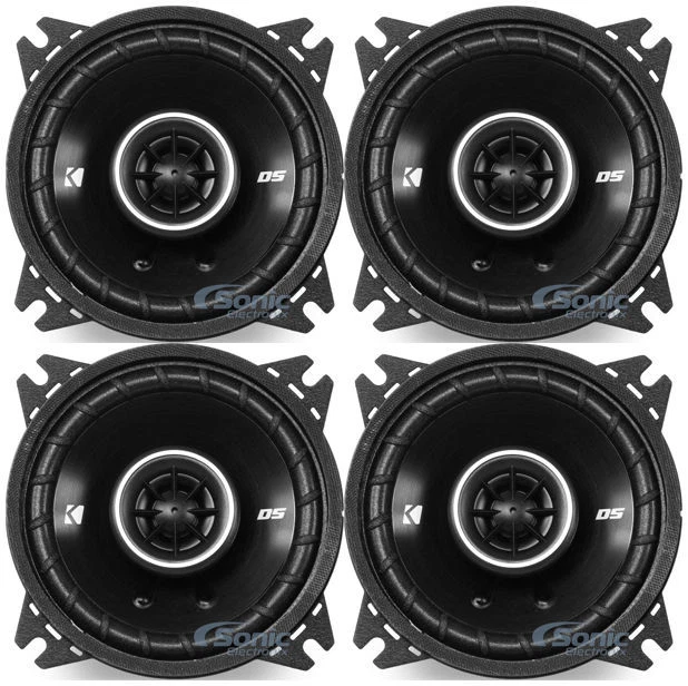4) Kicker 43DSC404 DSC40 240W 4" 2-Way Car Audio Power Speakers DS40
