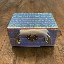 Claire's 17-Piece Makeup Set in Iridescent Snap Case 4 Eye Glitter 6 Lip Gloss