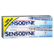 Extra Whitening Toothpaste Twin Pack 8 Oz By Sensodyne
